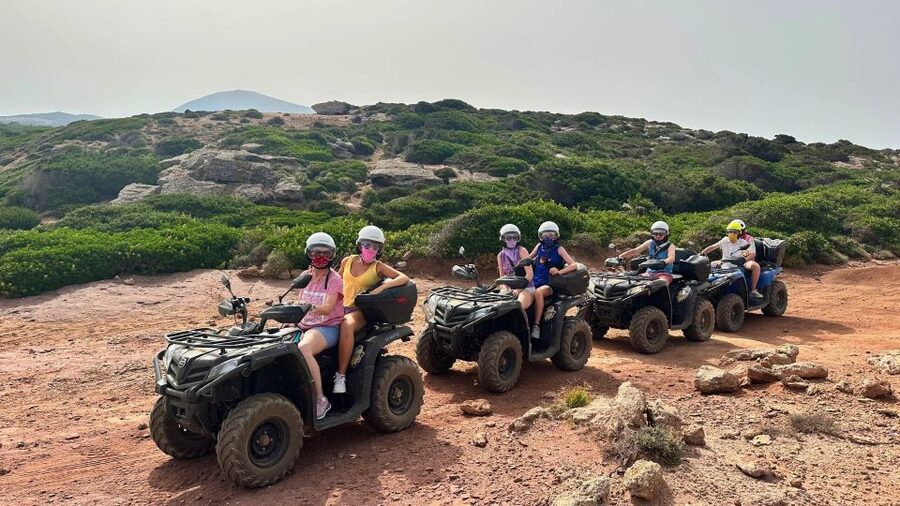 Alghero: Guided Quad Tour with Swim Stop - Meeting at Maristella, near the Palmavera site