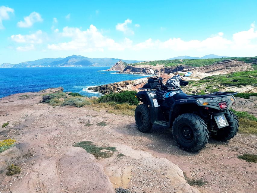 Alghero: Guided Quad Tour with Swim Stop - Riding the dirt roads and coastal tracks