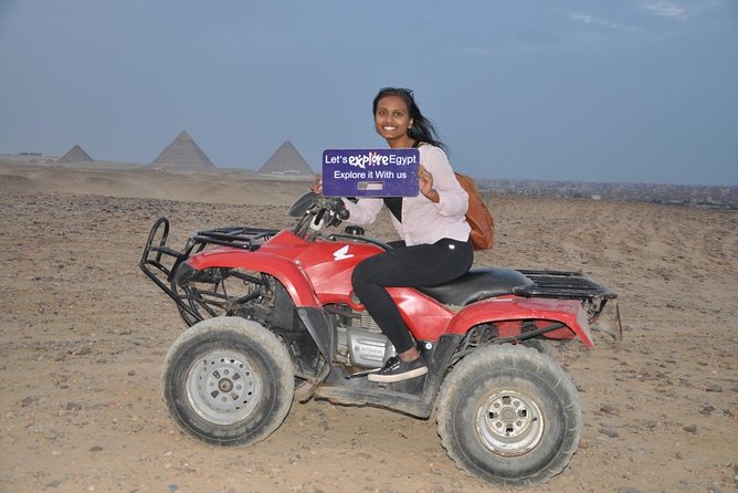 All inclusive Tour Giza Pyramids Sphinx Quadbike Camels Lunch - A five-hour introduction to Giza
