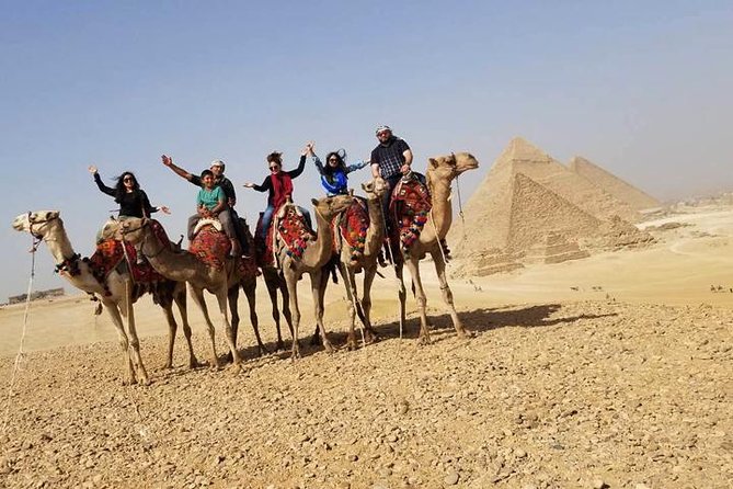 All inclusiveTour to Giza Pyramids,Sphinx,One Hour Quad Bike,30 M Camel Ride - The Great Sphinx and its close view