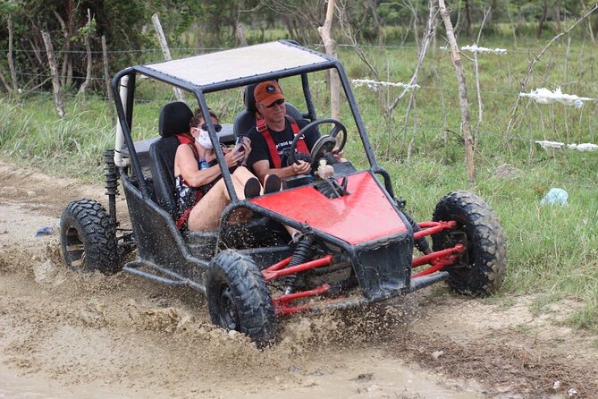 Amber Cove & Taino Bay Shore Excursion: 2 person Buggy Tour - Playa Bergantin: a welcome swim stop