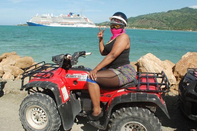 AMBER COVE-TAINO BAY Super ATV Tour - Beaches, rivers, villages, and fresh coconut