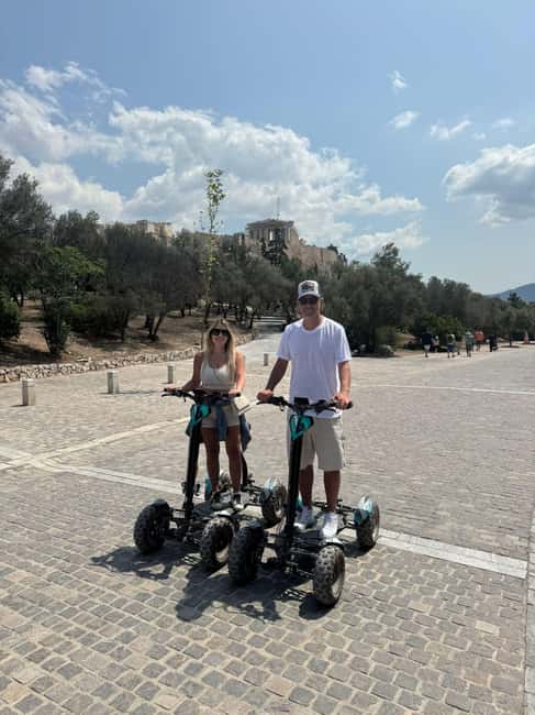 Ancient Athens Electric ATV Scooter Tour - Seeing the Acropolis from street level