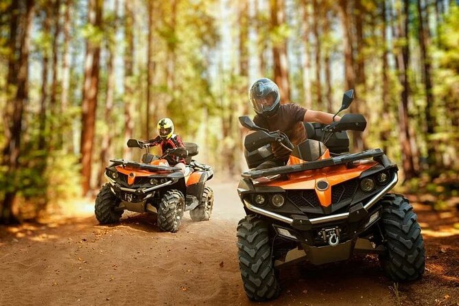 Antalya / Belek : Combo Rafting Quad & Jeep & Zipline ( 4 in 1 ) - Quad or buggy riding through the forest