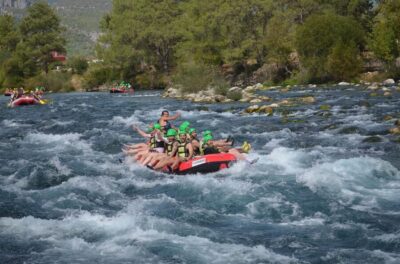 Antalya: Canyoning, Rafting, Quad, Jeep & Zipline with Lunch