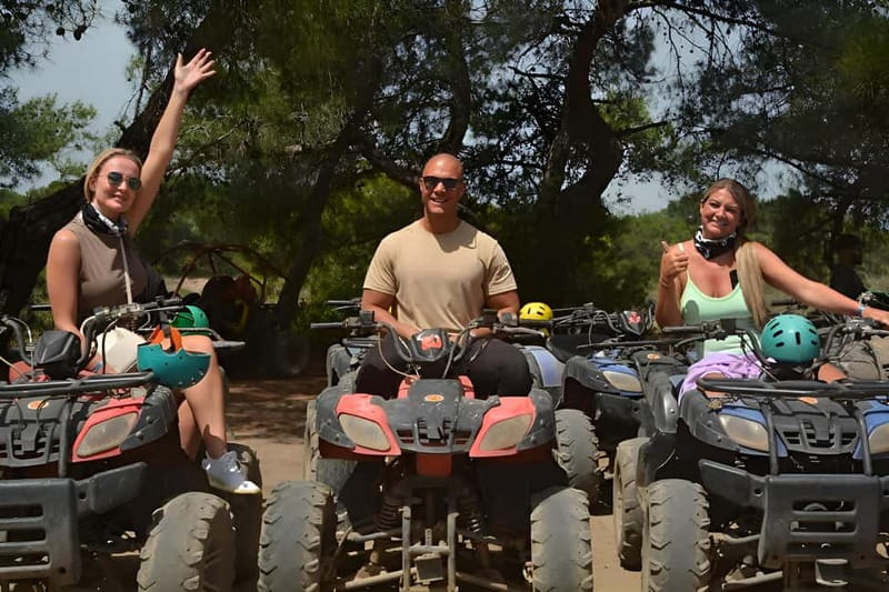 Antalya Kemer Merkez Transferli Quad Safari - Forest tracks, rocky ground, and mountain views