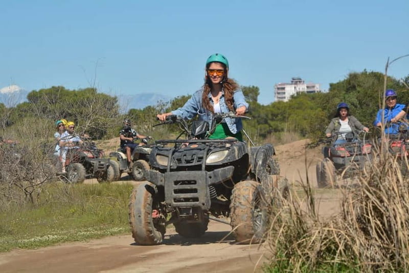 Antalya Kemer Merkez Transferli Quad Safari - The promised swimming stop near Lara Beach