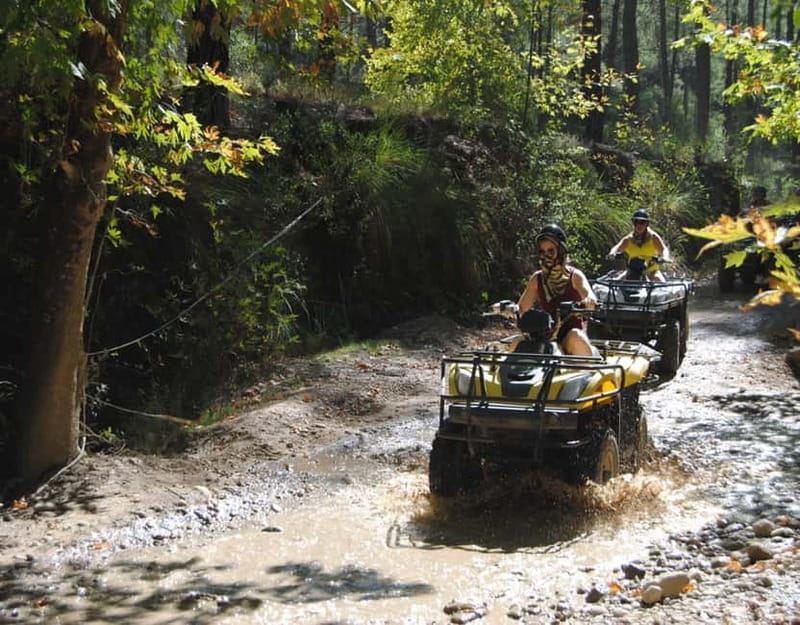 Antalya: Quad-Bike Excursion in Side Forest & Hotel Pick-Up - Seventy minutes through forest, mud, and valleys