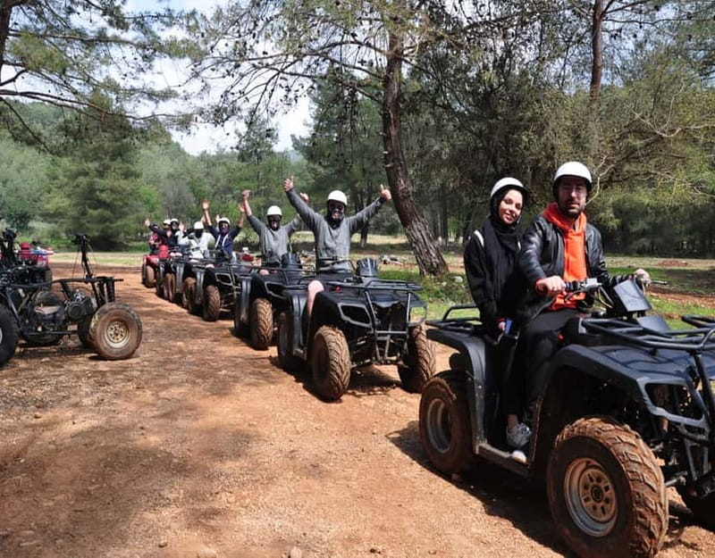 Antalya: Quad-Bike Excursion in Side Forest & Hotel Pick-Up - Getting ready for your first quad ride