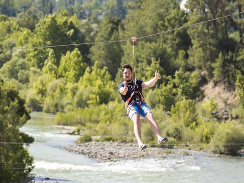 Antalya Rafting, Buggy/Quad, Zipline & Lunch with Swim Break - Rafting the 12-kilometer Köprüçay River