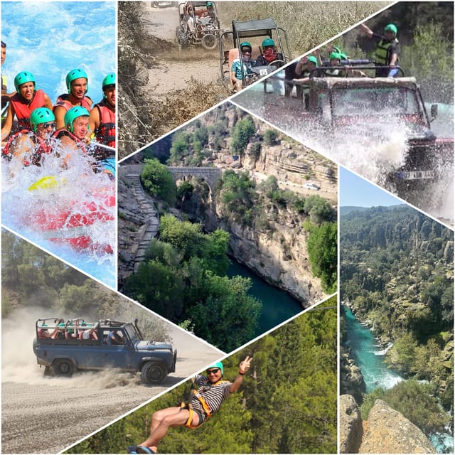 Antalya: Rafting Jeep Buggy&Quad Safari zipline canyon visit - What this Antalya adventure day is really like