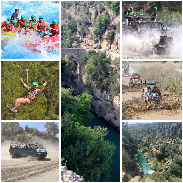 Antalya: Rafting Jeep Buggy&Quad Safari zipline canyon visit - Lunch, snacks, and the real value of $11