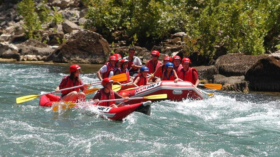 Antalya/Side: Quad, Buggy, Rafting & Zipline Tour with Lunch - Quad or buggy riding, with mud and a slow convoy