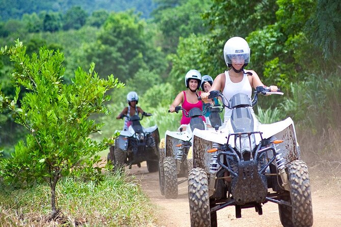 Antalya Super Combo W/Rafting ,Jeep Safari ,Quad Biking & Zipline - Quad biking on dusty trails