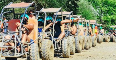 Antalya: Ziplining, Rafting, Jeep Tour & Quad Safari w/Lunch