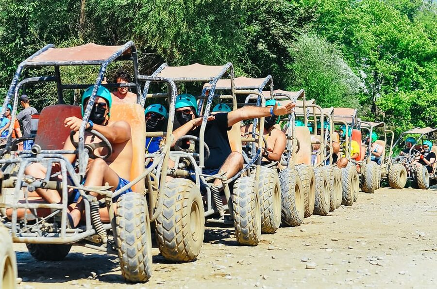 Antalya: Ziplining, Rafting, Jeep Tour & Quad Safari w/Lunch - Lunch by the river