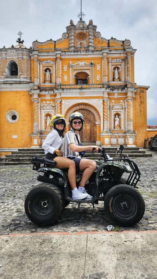 Antigua Villages Atv Tour - Ciudad Vieja and the cathedral from 1534