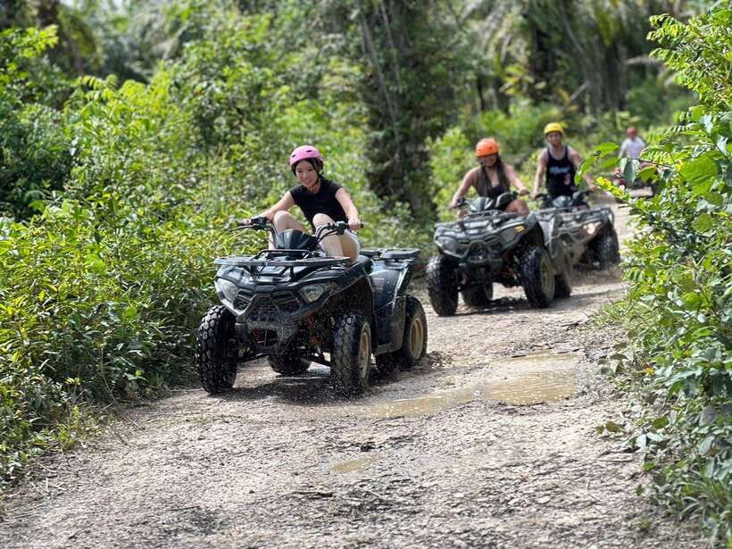 Ao Nang: Krabi kayaking and and ATV Extreme - Swimming in Khlong Nam Sai