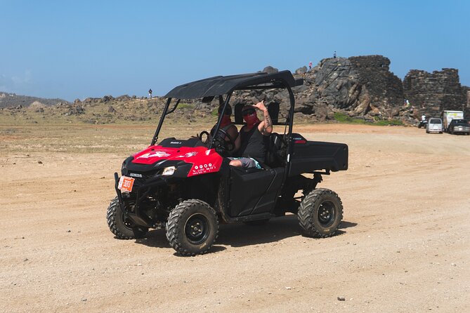 Aruba 2-Seater UTV Tour Adventure with Kini Kini - What driving the UTV is really like