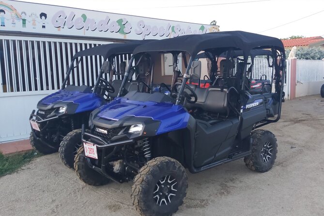 Aruba UTV Rental: 4-Seater for Adventure Exploration - Getting comfortable in the Honda Pioneer