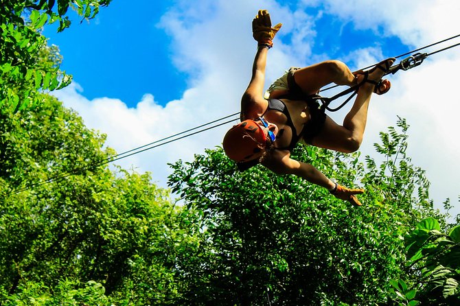 ATV Adventure, Interactive Bridges, Ziplines, Cenote and Lunch - Cenote Verde Lucero is the most memorable stop