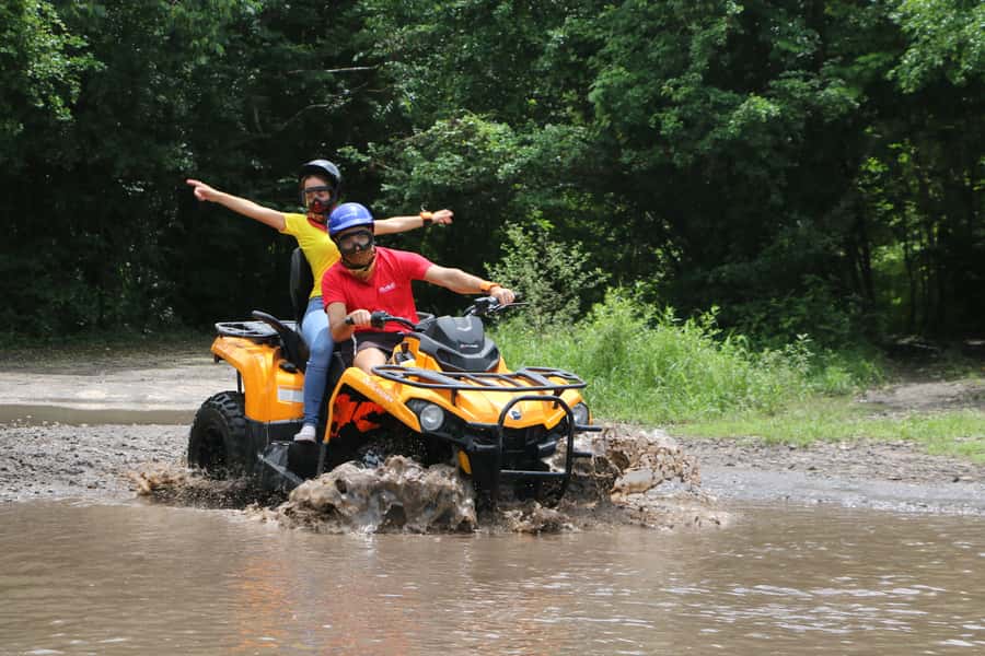 ATV Adventure to Jade Cavern Double - From El Cedral to Cozumel’s jungle trails