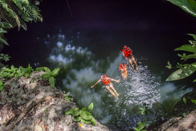 ATV Excursion: Discover El Cedral Town & Ruins, Cenote Swim - Swimming at Cenote Jade