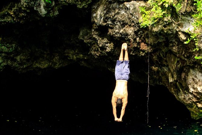 Atv experience, Ziplines adventure and Cenote swim from Cancun and Riviera Maya - Swimming in a real Maya cenote