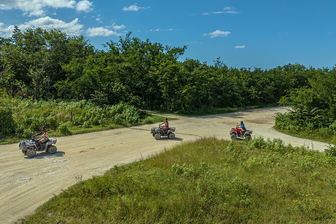 ATV Jungle discovering the wild Jade Cavern and Mayan Village - Starting at El Cedral, Cozumel’s first settlement