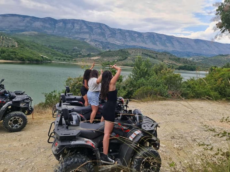 Atv Quad Adventure Berat - Part one: riding beside the Velabisht River