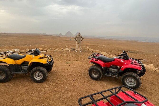 ATV Quad Bike Ride At GIZA Pyramids & BBQ Dinner. - What the pyramid setting adds