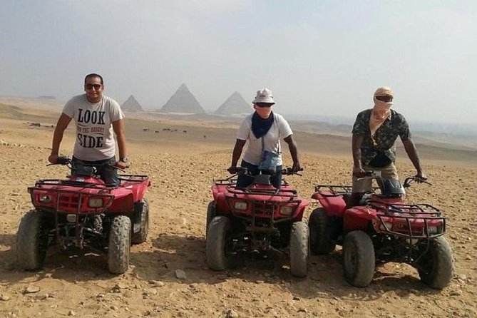 ATV Quad Bike Ride At GIZA Pyramids & BBQ Dinner. - From desert dust to Egyptian dinner