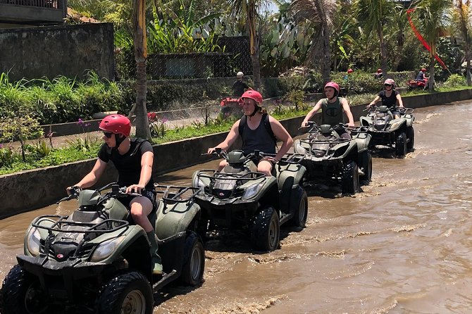ATV Quad Bike Through Tunnel and Waterfall in Bali - Safety, difficulty, and group pace