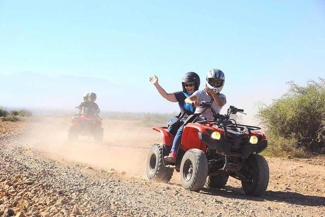 ATV Quad biking in Marrakech desert palmgrove - The Palmeraie ride: palms, sand, and open views