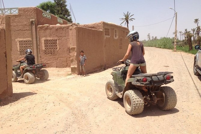ATV Quad biking in Marrakech desert palmgrove - Who will enjoy this outing most