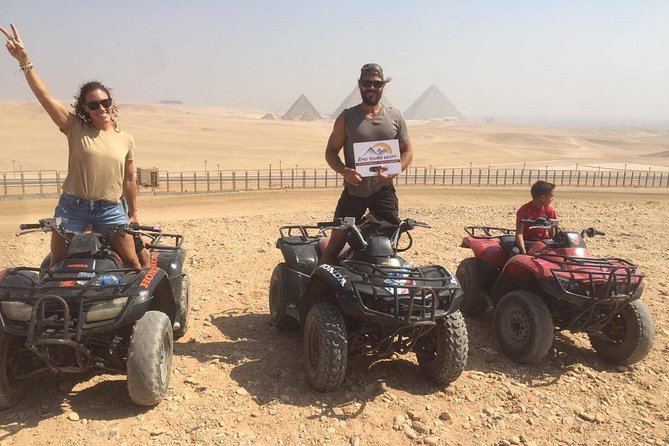 ATV Ride at the Desert of Giza Pyramids - Guides, instruction, and the human side