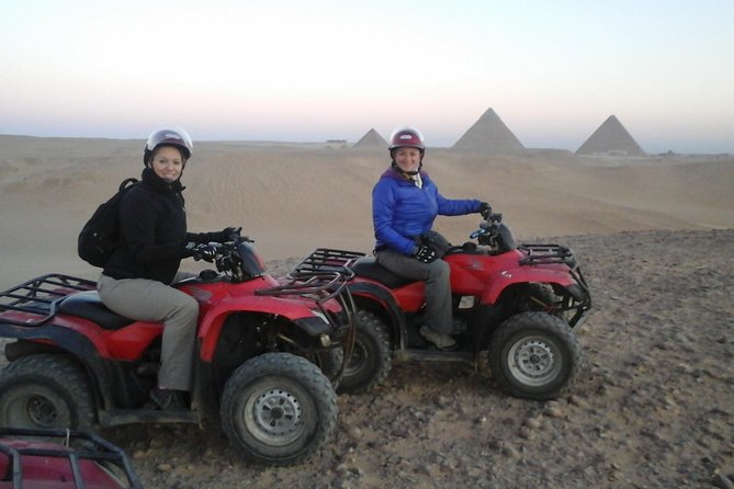 ATV Ride at the Desert of Giza Pyramids - Who will enjoy this most?