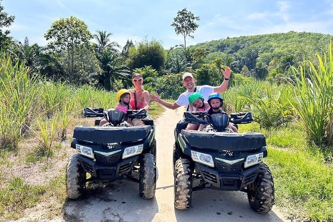 ATV Ride Through Mountain and Waterfall Trails in Khao Lak - Palm gardens, rubber plantations, and the first creek crossings