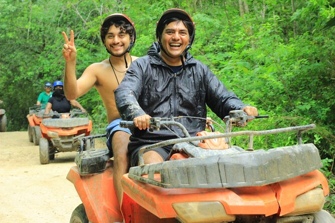 ATV Tour from Cancun and Puerto Morelos with Ziplines and Cenote. - Ziplines and hanging bridges in one circuit