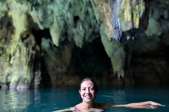 ATV Tour from Cancun and Puerto Morelos with Ziplines and Cenote. - A real cenote, cool water, and a jump