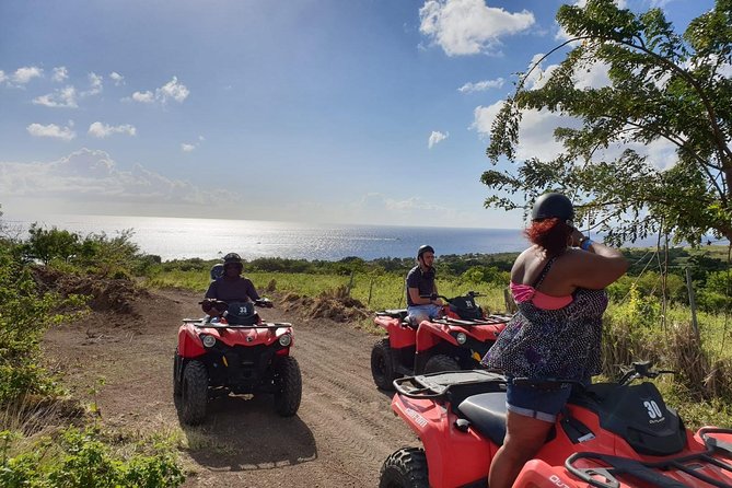 ATV Tour of St Kitts - The scenic side of the route
