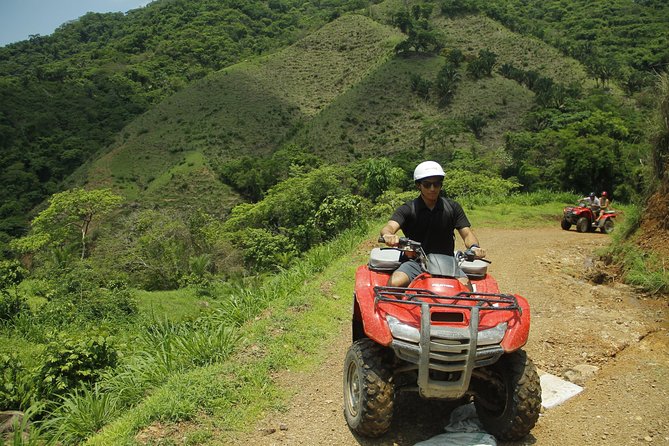 ATV Tour R.R - Riding the ATV through the mountain trails