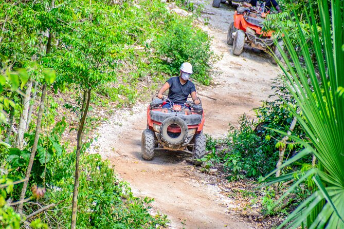 ATV Tour, Ziplines and Cenote with Lunch and Transportation - Zip lines and suspension bridges above the ground