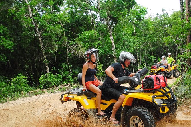 ATV Xtreme and Zipline Tour from Cancun - A cool cenote beneath the forest