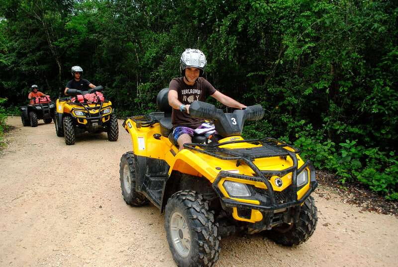Atv , Zipline and cenote swim experience in the jungle! - The shared ATV ride: fun, but not a race