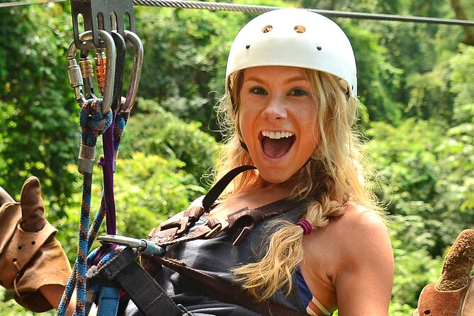 ATV + Zipline + Waterfall + Rainforest Lunch COMBO - Starting near Jaco and reaching the canopy course