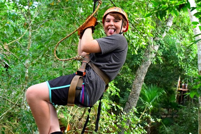 ATV, Ziplines and Cenote swim experience from Cancun or Riviera Maya - Zip lines, hanging bridges, and a safety check