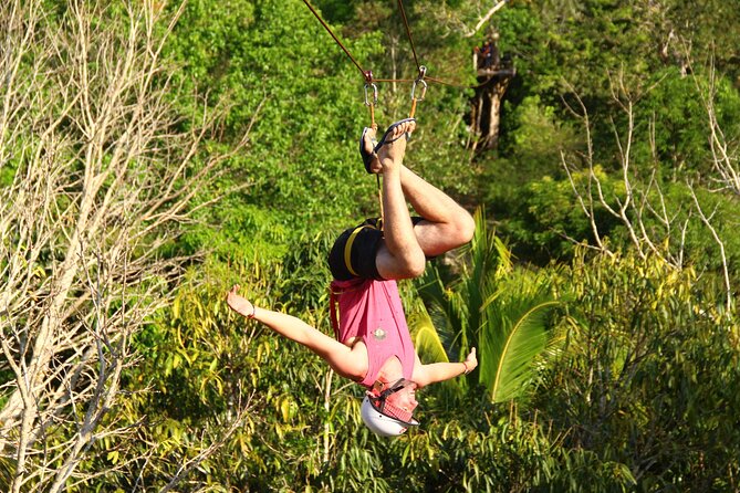 ATV, Ziplines & Cenote. Lunch & Tequila Tasting Included - Four short ziplines and hanging bridges