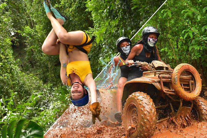 ATV, Ziplining & Cenote Tour, Transportation & Tequila Tasting - From Cancun hotels to the Mayan jungle