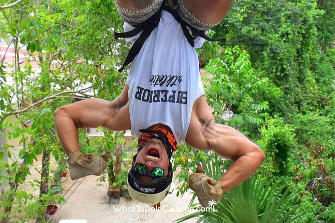 ATV, Ziplining & Cenote Tour, Transportation & Tequila Tasting - ATV riding through the jungle